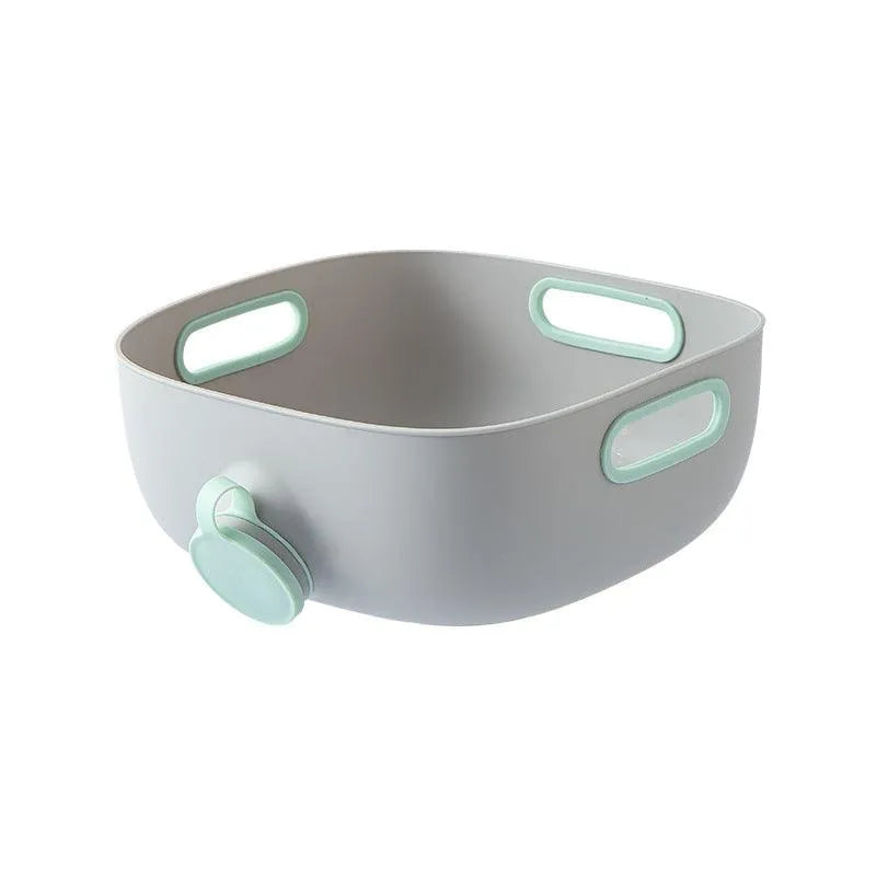 Creative Draining Basket Side Draining Rice Washing Filter Rice Rinsing Basin Kitchen Household Plastic Fruit And Vegetable Washing Basin Large - Bellarte Enchanté Creative Draining Basket Side Draining Rice Washing Filter Rice Rinsing Basin Kitchen Household Plastic Fruit And Vegetable Washing Basin Large